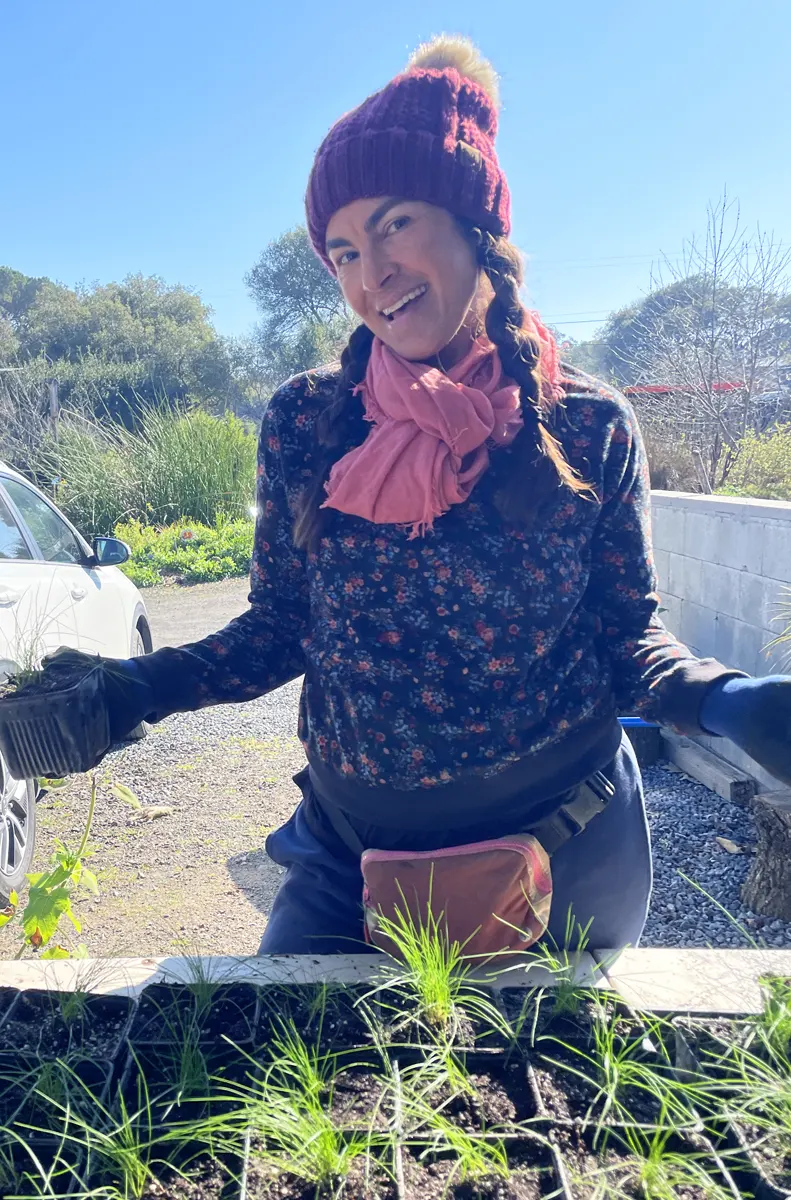 Volunteer at the nursery